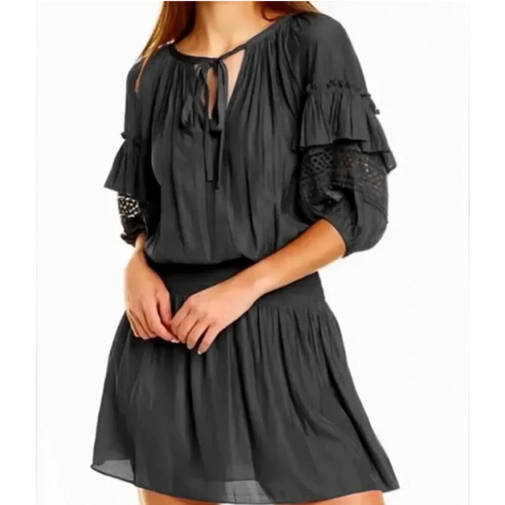 Ramy Brook Mara Mini Dress – Black – Size S – Gently Used / EUC